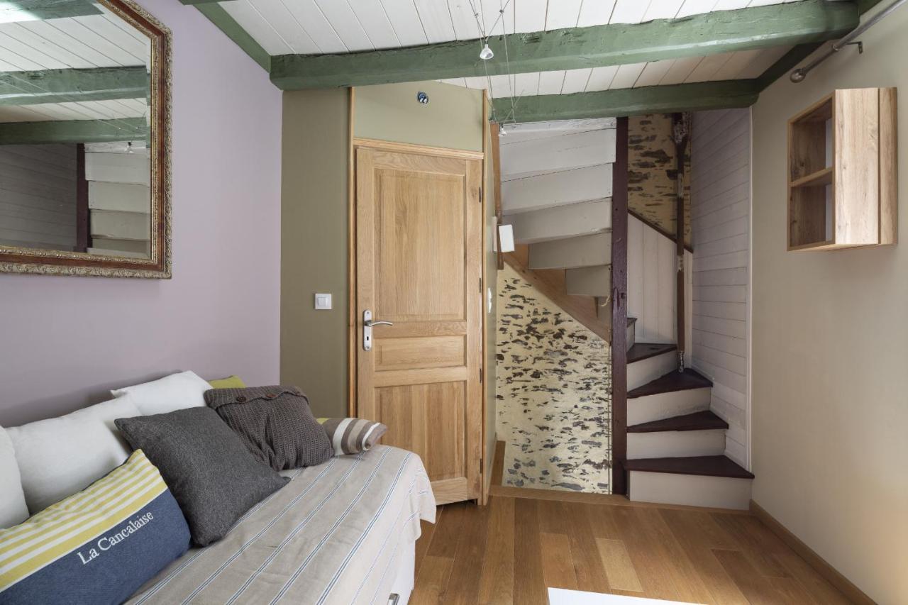 Cancale, Centre Ville, Triplex Le Pecheur Lägenhet Exteriör bild